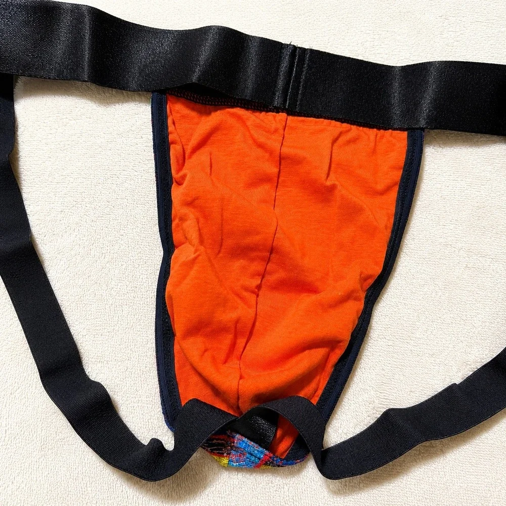 COSABELLA NSN Print Men's‎ Jock Strap Kente Multicolor - Size L / NWT